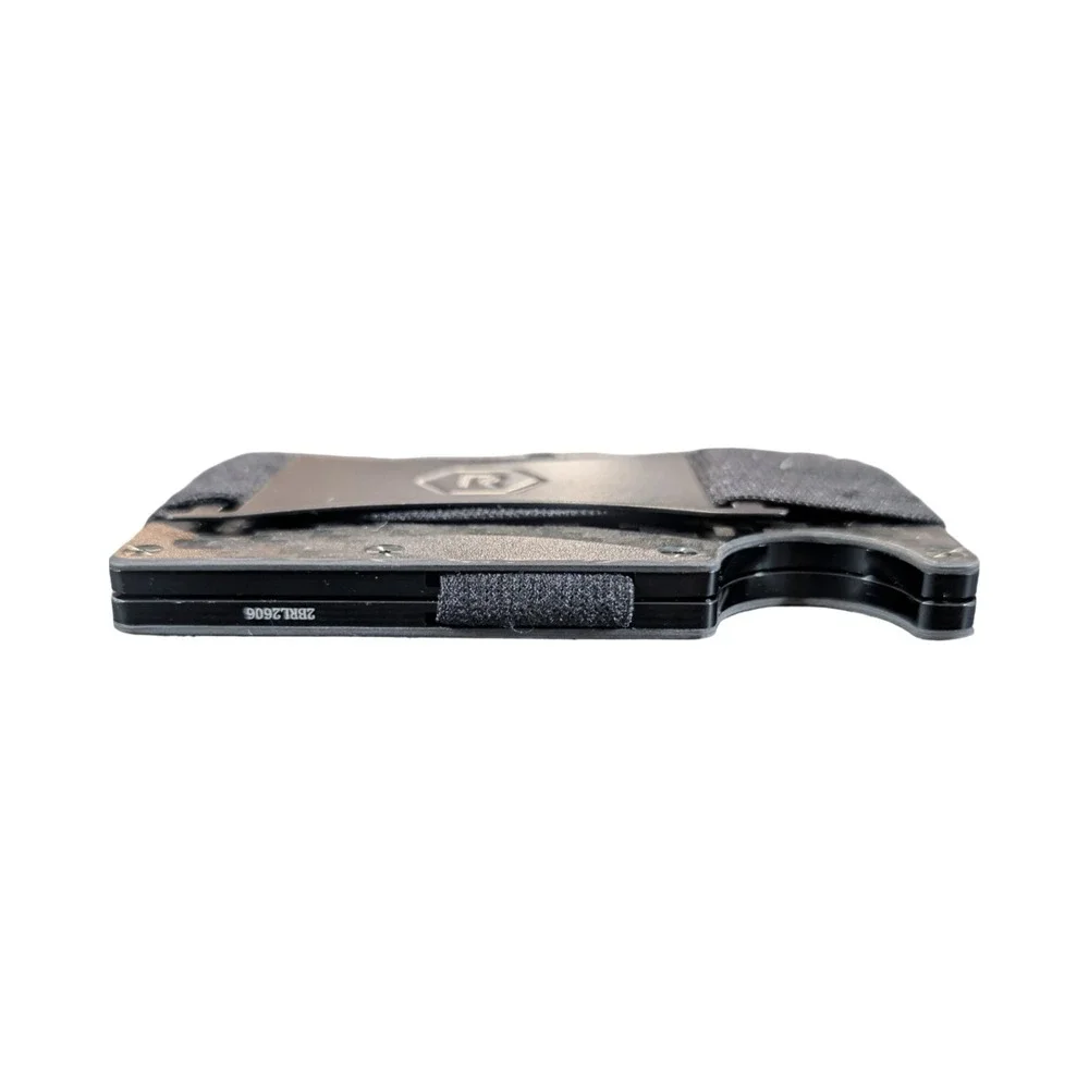 Qq3U Ridge MagSafe Cardholder Wallet Carbon Fiber 3K Cash Strap RFID Blocking